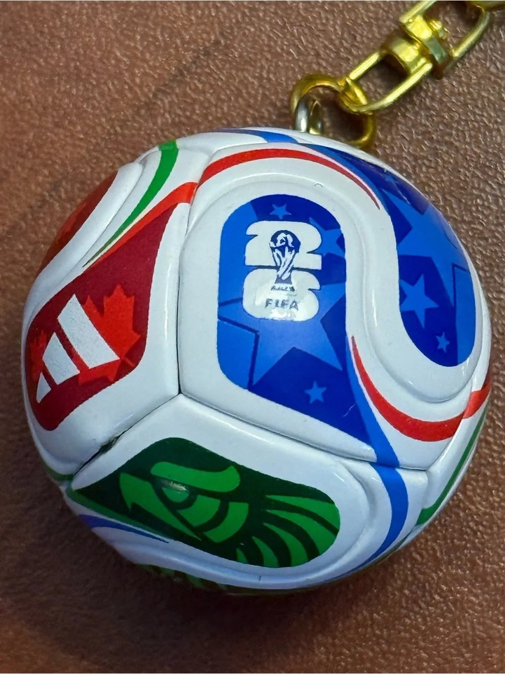2026 World Cup Trophy & Ball Key Chain
